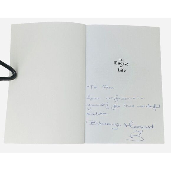 Vintage 2000 SIGNED The Energy of Life by Margaret Birkin Paperback Book Spirit - Picture 7 of 10